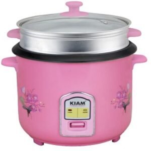 Kiam SFB-5702 1.8L 700W Rice Cooker Straight Full Body With Glass Lid